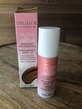 Pacifica Ultra CC Creamy Radiant Hydrating Foundation Warm/Tan 1 fl oz A101 - £8.83 GBP