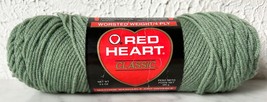 Vintage Red Heart Classic Worsted Acrylic 4 Ply Yarn - 1 Skein Light Sage #631 - £6.68 GBP