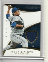 2015 Panini Immaculate Collection Baseball #20 Hyun-Jin Ryu Swatch 77/99 - $2.99