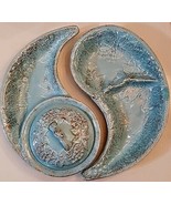 Chip Dip Serving Dish BELL MFG Blue COMET SET 800 Mid Century Modern ART... - €25,59 EUR