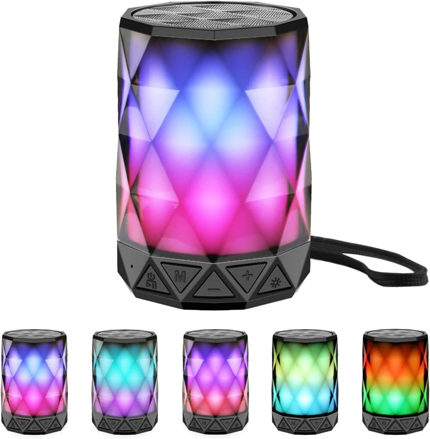 Lfs Portable Bluetooth Speakers, Night Light Waterproof, Lightweight, Women - $32.96