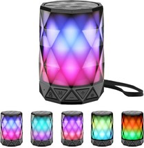 Lfs Portable Bluetooth Speakers, Night Light Waterproof, Lightweight, Women - $32.96