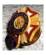 Veterans of Foreign Wars of The US 25th Anniversary Lapel Pin - £10.85 GBP