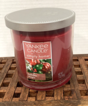Yankee Candle Simply Home Christmas Magic Candle Red 7oz Rare HTF New unburned - £22.35 GBP
