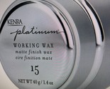 Kenra Platinum Working Wax #15 Matte Finish Wax 1.4 oz - £19.34 GBP