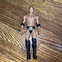 WWE The Rock Dwayne Johnson Action Figure 7&quot; Toy WWF Wrestling Mattel 2010 - $6.93