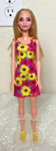 Mattel 2015 Barbie Blond Hair Blue Eyes Rigid Body K36HF DVX87 - £8.92 GBP