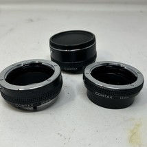 Contax Extension Tubes, full set - 13mm, 20mm, 27mm With Yashica Hard Case - £35.60 GBP