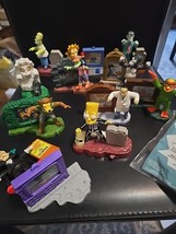 11 Simpsons Spooky Halloween Burger King Toys Homer Bart Lisa Treehouse ... - $38.30