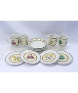 Retroneu Country Christmas 4 Salad Plates 4 Soup Bowls 4 Mugs Lot of 12 ... - $31.64 CAD