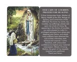 (3 copies) Our Lady of Lourdes Prayer for Healing Holy Card Pocket Walle... - $2.49