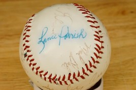 Autographed Detroit Tigers 1982-83 Team Baseball Lou Whitaker Sparker An... - $94.04