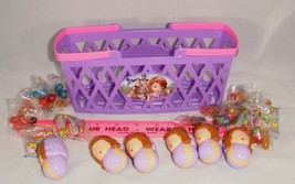 Sofia The First by Disney Party favors with 6 doll  containers in basket nocandy - $9.99