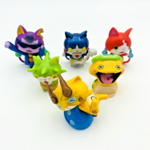 Yokai Watch Vinyl Mini Figure Lot of 6 - Jibanyan Baddinyan Komajiro Nok... - $21.93