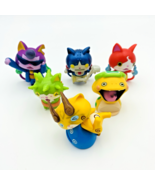 Yokai Watch Vinyl Mini Figure Lot of 6 - Jibanyan Baddinyan Komajiro Nok... - $409.19 MXN