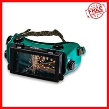 ANSI Tested EAGLE EYES Welding Goggles - Ergonomic, Adjustable Fit, Anti... - $29.09