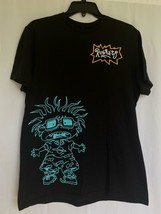 nickelodeon Rugrats  Graphic Tee Size Med, Black 100% Cotton - £13.22 GBP