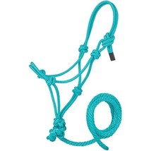 Tough 1 Mini Rope Halter with Lead Med Turquoise - £10.01 GBP