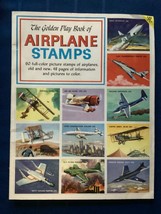 The Golden Play Book Of Airplane Stamps - P-16 - 1ST Print 1954 - 1 Missing! - £14.08 GBP