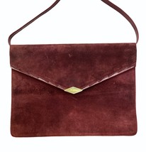 Salvatore ferragamo Purse Vintage suede clutch purse 313754 - £199.00 GBP