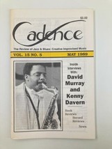 VTG Cadence Jazz Magazine May 1989 Vol 15 #5 David Murray and Kenny Davern - $9.45