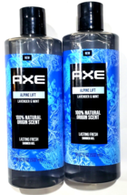 2 Axe Alpine Lift Lavender &amp; Mint 100% Natural Origin Scent Shower Gel 1... - $29.99