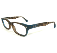 Ray-Ban Eyeglasses Frames RB5150 5490 Clear Blue Brown Striped Horn 50-16-135 - £59.61 GBP