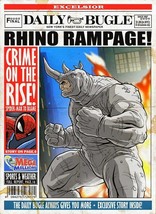 Spiderman Daily Bugle Rhino Rampage! Peter Parker Marvel Avenger�� - £2.38 GBP
