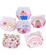 6 Pack Potty Toilet Training Pants for Girls  Animal Designs Washable Re... - $486.45 MXN+