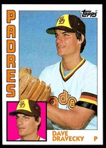 San Diego Padres Dave Dravecky 1984 Topps #290 nr mt - $0.50