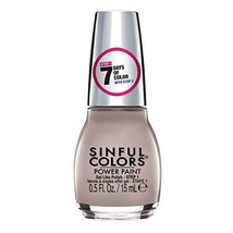 Sinful Colors Power Paint Step 1 Color &quot;Not Never Working&quot; Grey/Taupe NEW - $12.19