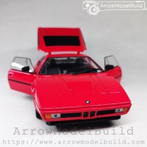 ArrowModelBuild BMW M1 (Balkan Red) Low Profile Built &amp; Painted 1/24 Mod... - £117.26 GBP