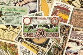 1920&#39;s Allemagne Monnaie de Nécessité (Urgence Monnaie) 25pc - Halle Norenberg - £79.12 GBP