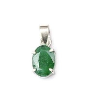 Certified Natural Emerald Panna 5.32 Carat 6.25 Ratti Pendant/Locket (Panna Ston - £23.27 GBP