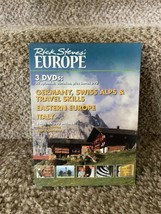 Rick Steves&#39; Europe Dvd Germany, Swiss Alps &amp; Travel Skills East Europe Italy - £5.45 GBP