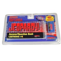 Jeopardy Tiger Electronic Handheld Game Cartridge Book #4 (1995) New Sealed - £6.20 GBP