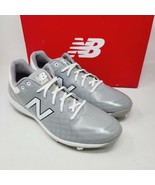 New Balance Mens Cleats Sz 16 D Baseball Shoes Metal Gray White L4040TG5 - £35.99 GBP