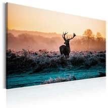Tiptophomedecor Stretched Canvas Animal Art - Frosted Field - Stretched &amp; Framed - £80.60 GBP+