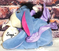 Disney Store Mini Bean Bag Sugar Plum Fairy Eeyore 7&quot; Plush Toy With Tags - $7.60