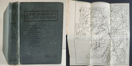 1911 Antique East Somerset Me History W Foldout Map Civil War Native Am Indian+ - £97.30 GBP