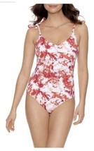 Time And Tru Women&#39;s Tie Dye One Piece Swimsuit - £14.93 GBP