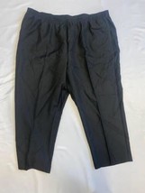 MSRP $52 Alfred Dunner Plus Size Pull-On Straight-Leg Black Size 24W NWOT - $28.71