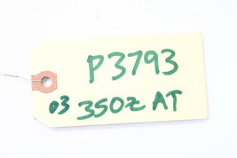 2003-2009 NISSAN 350Z A/T DRIVESHAFT AT DRIVE SHAFT AUTOMATIC P3793 image 8