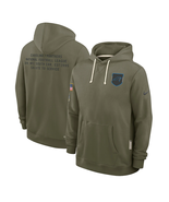 Mens Panthers 2025 Salute to Service Sideline Pullover Hoodie Olive - Ca... - $69.90