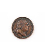 1817 France Louis XVIII Medal XF Equestrian Statue Restoration Henrico M... - $92.26 CAD