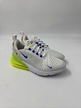 Nike Air Max 270 BG White Astronomy Blue-Volt HJ9237 Size 5.5 Youth - $179.00