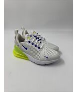 Nike Air Max 270 BG White Astronomy Blue-Volt HJ9237 Size 5.5 Youth - $251.21 CAD
