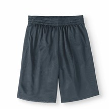 Athletic Works Boys Active Mesh Shorts Small (6-7) Gray Stone W Pockets NEW - £7.74 GBP