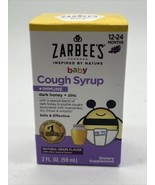 Zarbee&#39;s Naturals Baby Cough Syrup Immune Grape Dark Honey &amp; Zinc 2oz 8/25 - $3.99