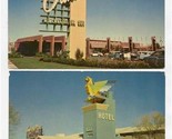 1950&#39;s Sands Flamingo &amp; Thunderbird Hotels Giant Postcards Las Vegas Nev... - $11.88